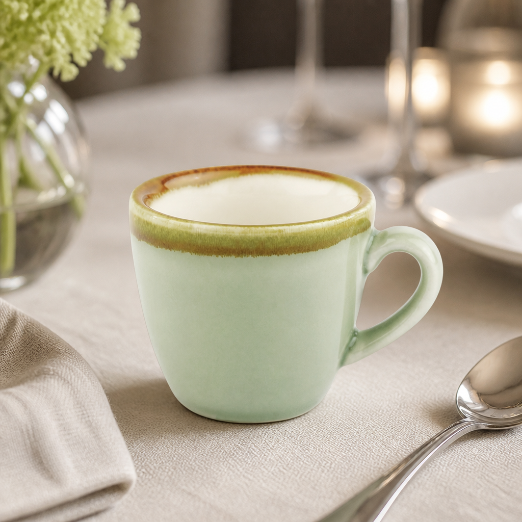 Commercial Espresso Cups 85ml Rustic Finish 6 Pack