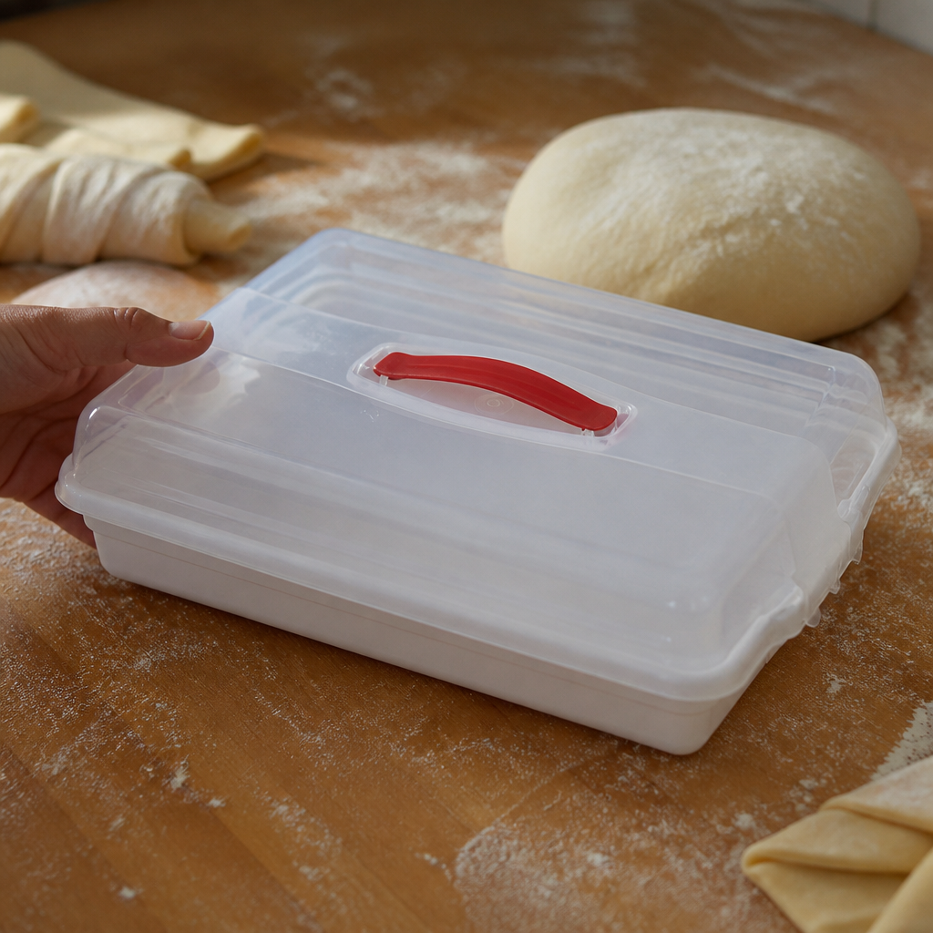 450mm airtight plastic food storage box for catering