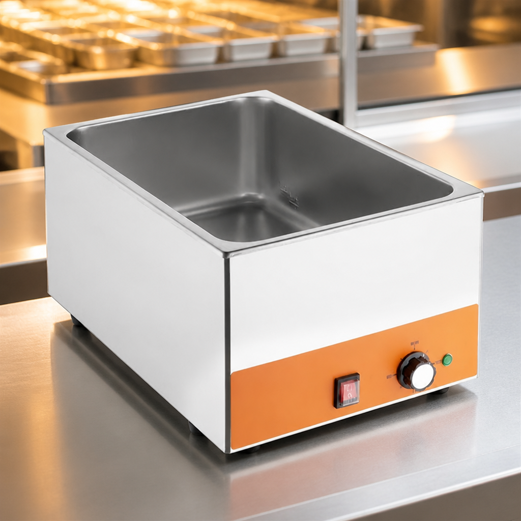 21 Ltr Commercial Electric Bain Marie in stainless steel