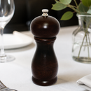 Commercial Dark Wood Salt And Pepper Mill 6 Inch Adjustable