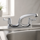 Deck Mounted Mixer Tap With Levers For Small Sinks