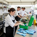 Premium 50 Person Catering Kit with Comprehensive Food Hygiene Supplies and Guidance Leaflet