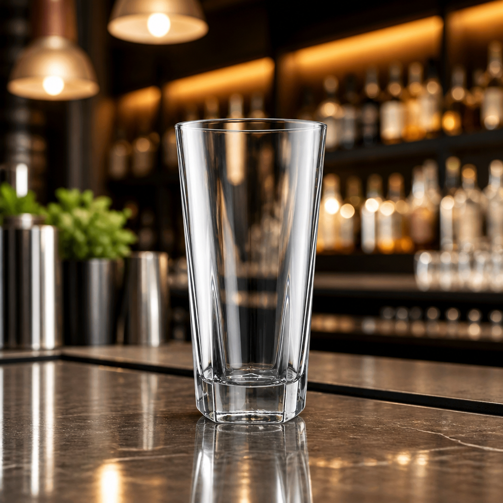 360ml Commercial Pilsner Glasses - 24 Pack Clear Glasses