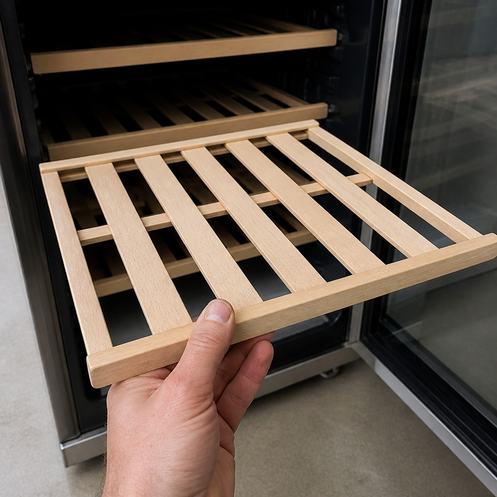 Commercial Wine Cooler Replacement Upper Wood Shelf 498x442mm