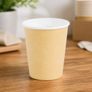 Disposable Coffee Cups 227ml Kraft Single Wall 1000 Pack