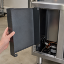 Commercial Oven Rear Cover Panel 560mm x 465mm Black