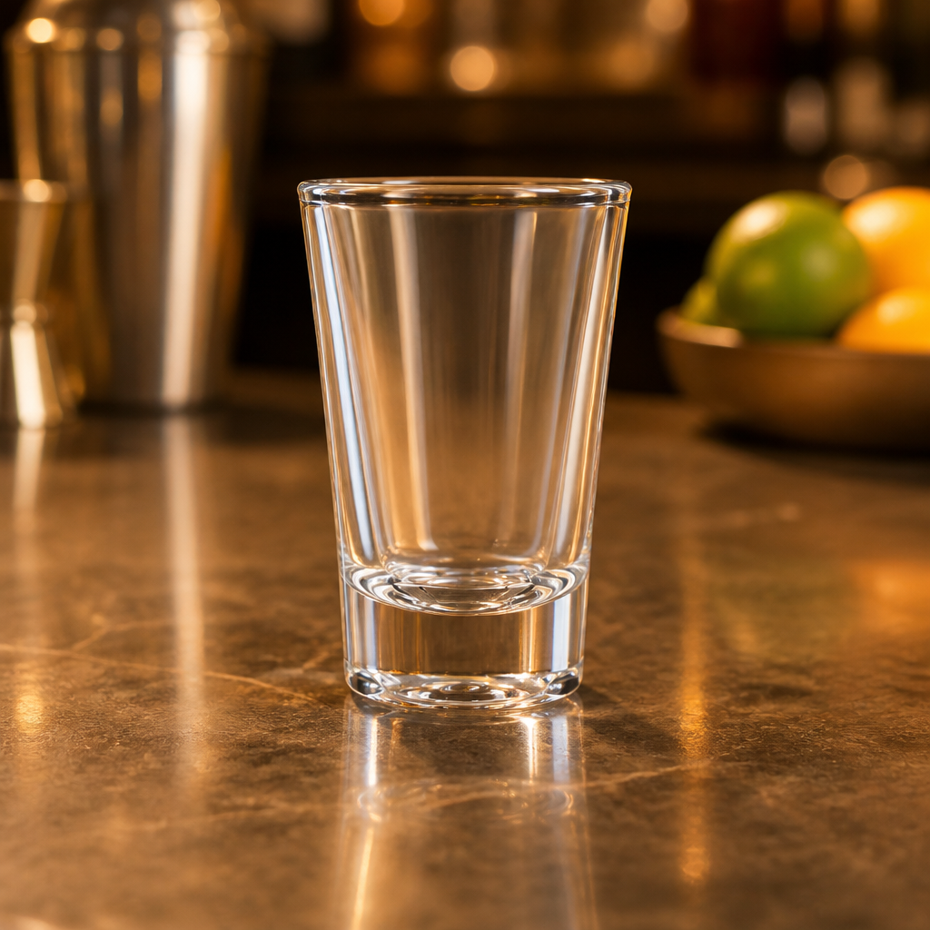 Commercial shatterproof shot glasses 74ml 12 pack