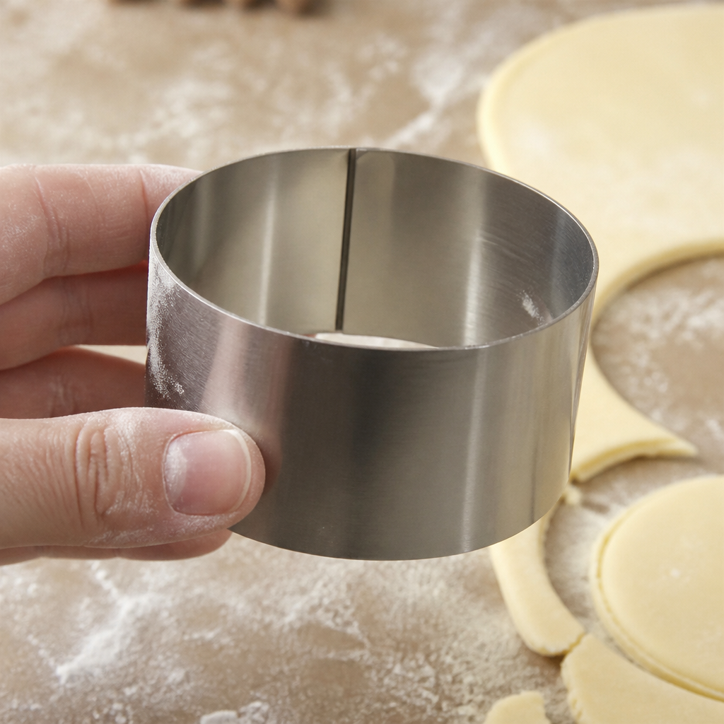 Commercial Round Mini Gateaux Mould 62mm Stainless Steel