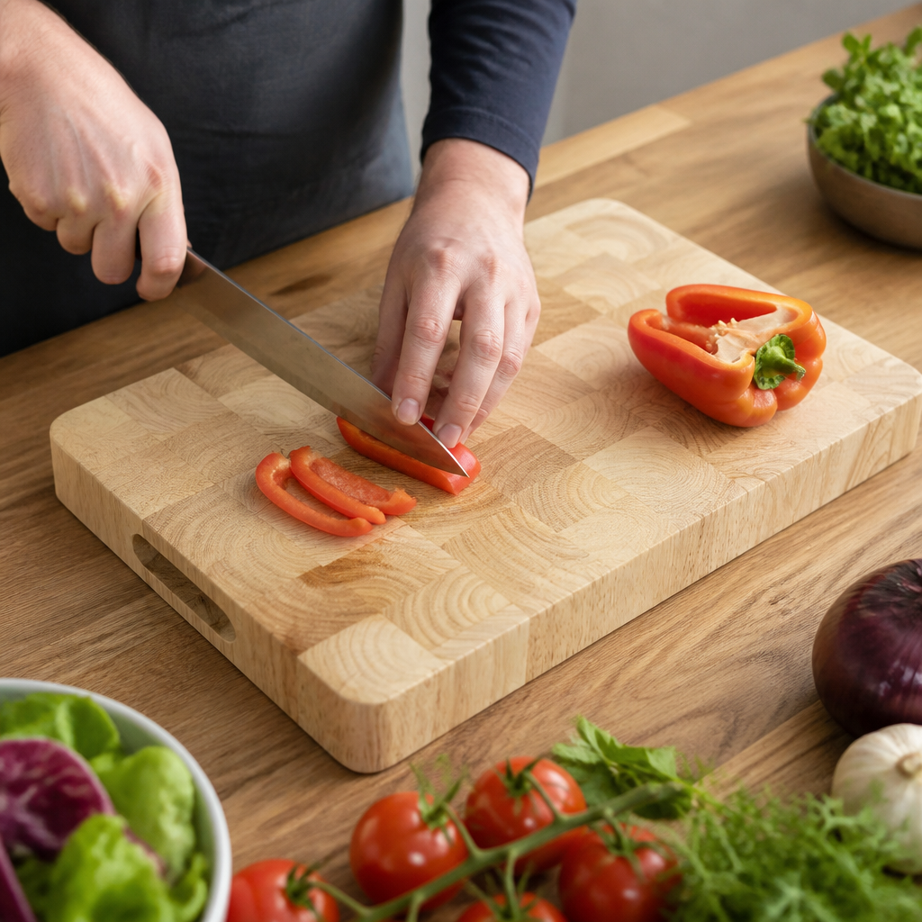 Medium Wooden Chopping Board 455x305mm for commercial use