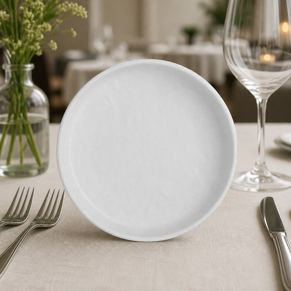 Commercial Melamine Round Plates 123mm 12 Pack