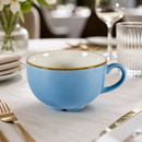 Commercial Cappuccino Cups 340ml Cornflower Blue 12 Pack