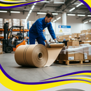 Premium Corrugated Paper Roll - Durable Packaging Solution for Secure Transit, Available in Multiple Sizes and Classic Brown Color