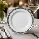 Commercial Truffle Plates 165mm Grey Bead Design 12 Pack
