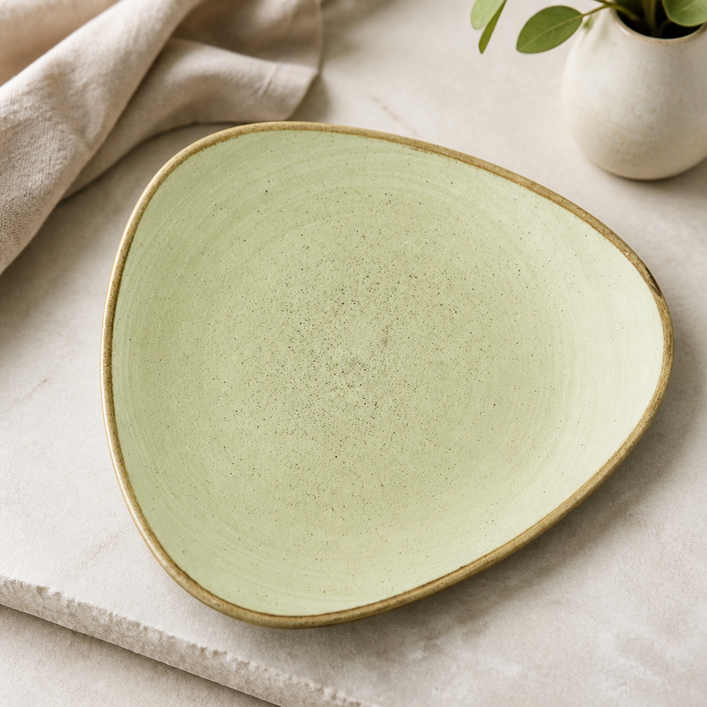 Commercial Raw Green Plates 254mm 12 Pack