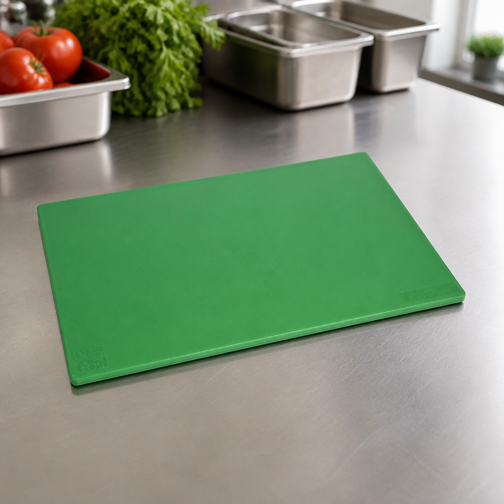 Commercial Green Antibacterial Chopping Board 450x300mm