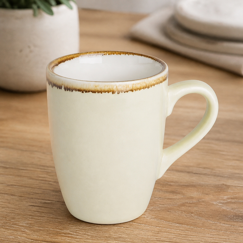 Commercial Sandstone Mugs 340ml - 6 Pack for Catering Use