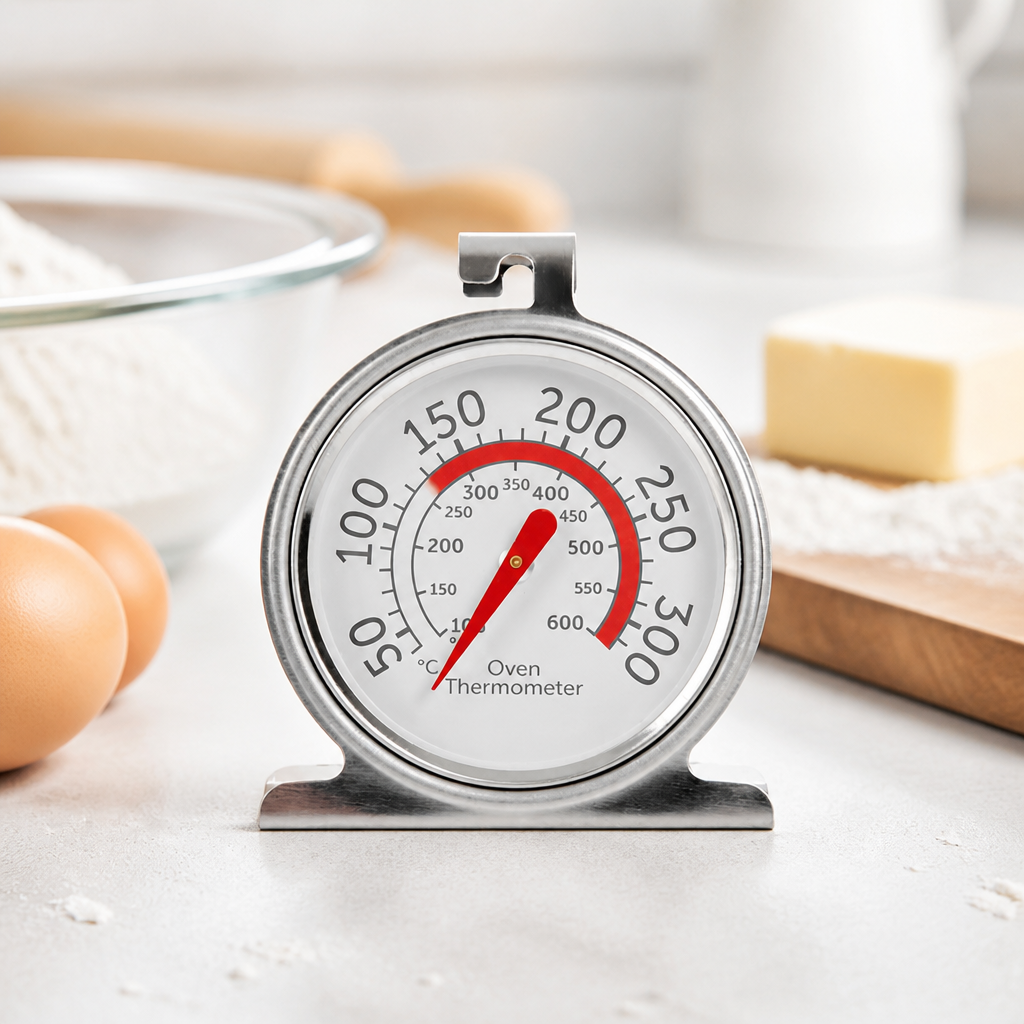 Commercial Oven Thermometer with Stand and Hanging Hook