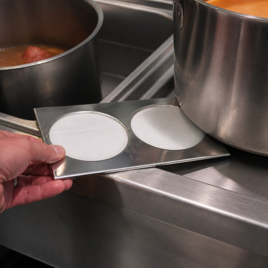 Stainless steel commercial Bains Marie pot holder 15cm high