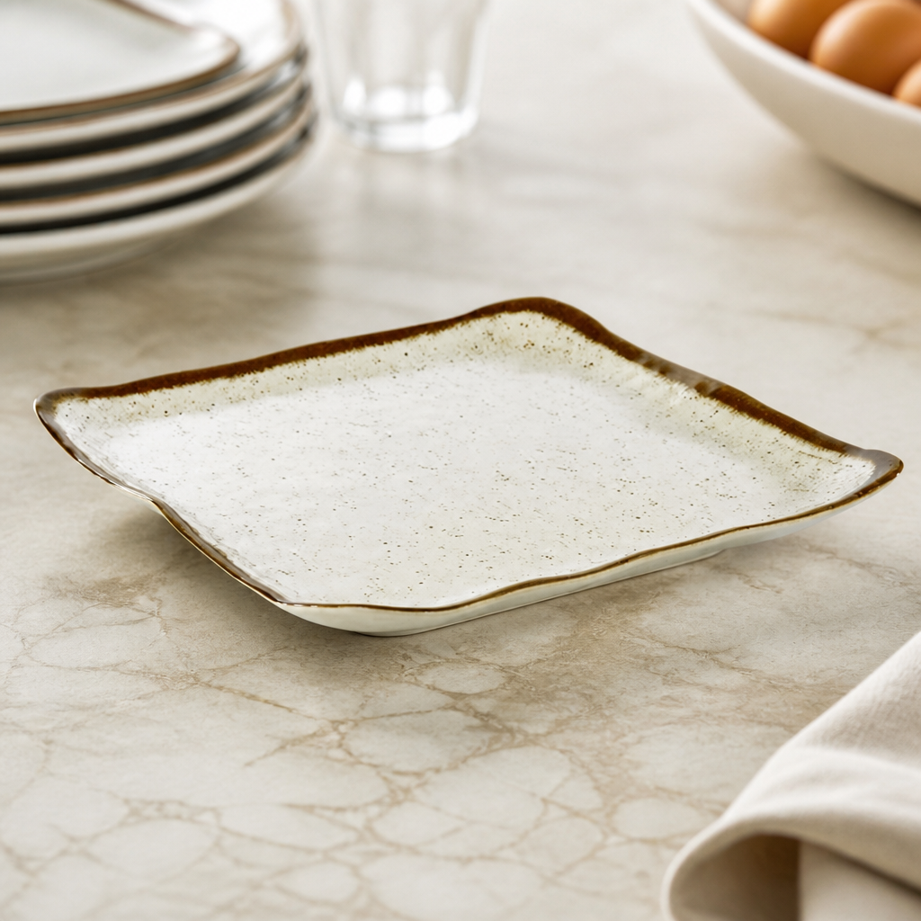 Large Square Melamine Platter 330mm for Commercial Catering