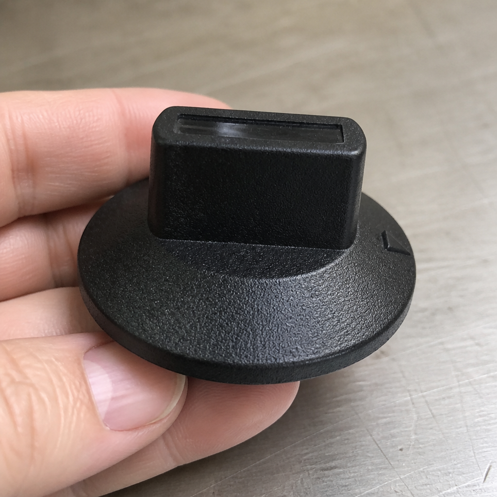 Commercial grill knob replacement part 25mm high plastic