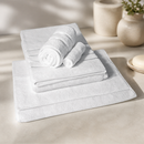 Commercial Spa Towel Set - Luxurious Cotton Face, Hand, Bath Towels