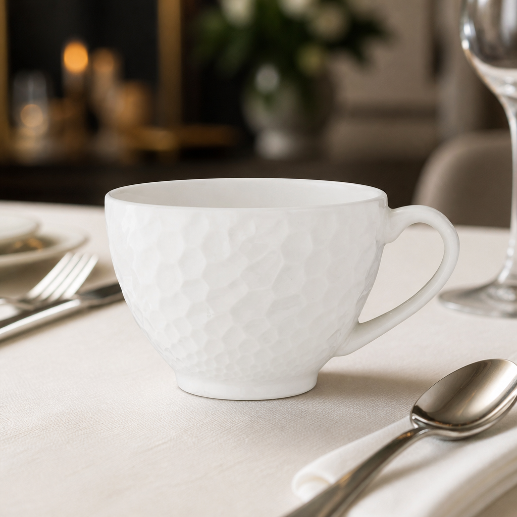 36 pack of 227.5ml alumina ceramic commercial cups