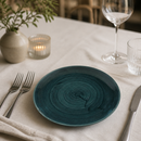 Commercial Coupe Plates Rustic Teal 217mm 12 Pack