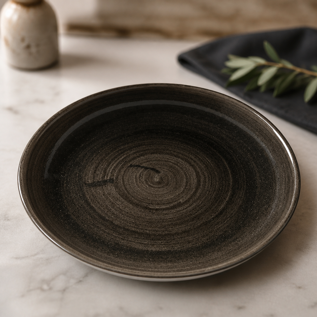 Commercial Round Trace Plates 264mm 12 Pack
