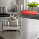 Replacement Handle with Lockball Valve for Commercial Fryers