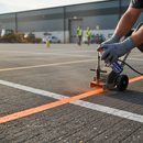 Premium Semi-Permanent Line Marking Spray Paint 750ML in Orange for Multiple Applications