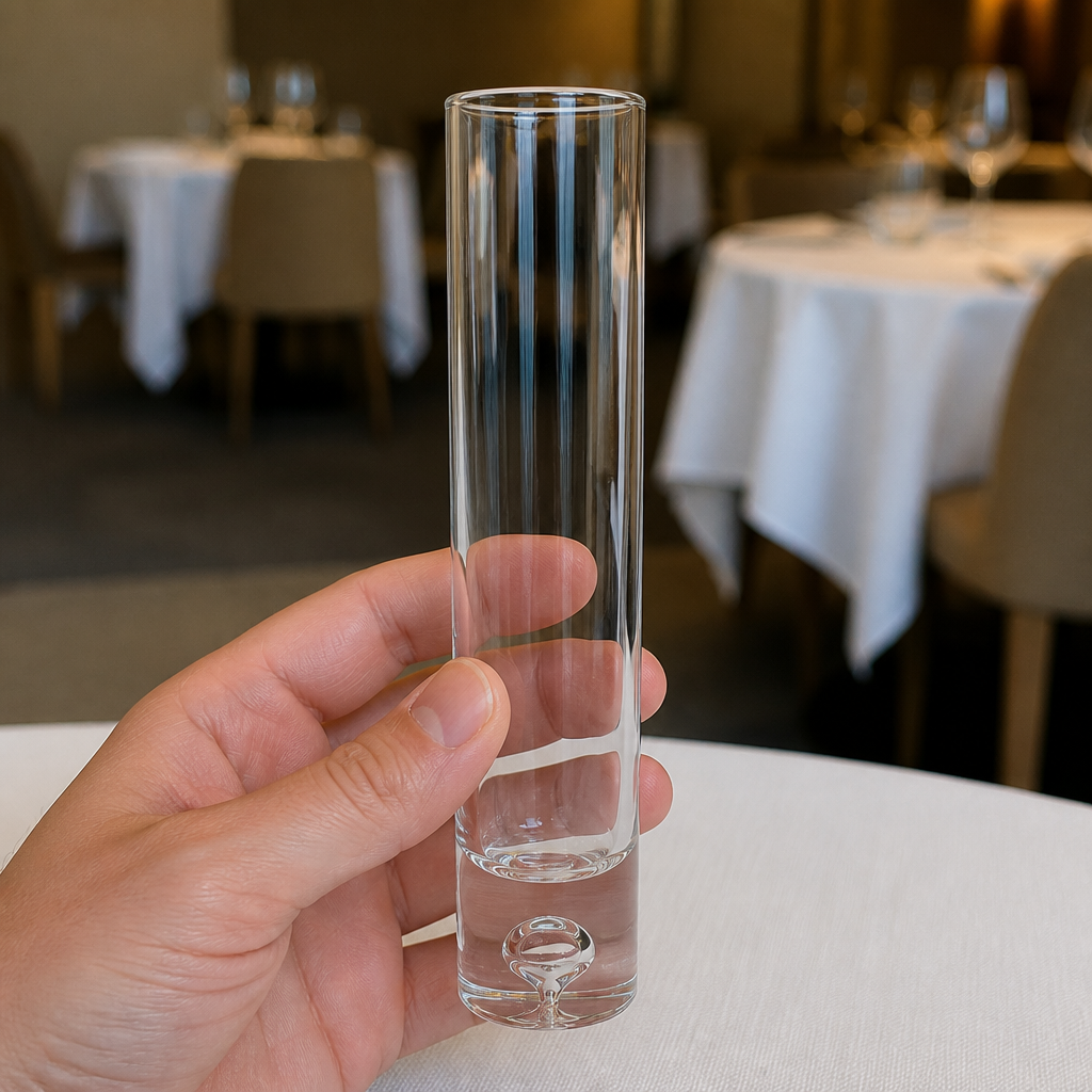 Commercial 185ml Table Bud Vases - Unbreakable Polycarbonate 6 Pack
