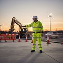 Premium High Visibility Three Band Work Trousers - Tall Leg, Comfort Fit, EN ISO 20471 Class 1 Compliance
