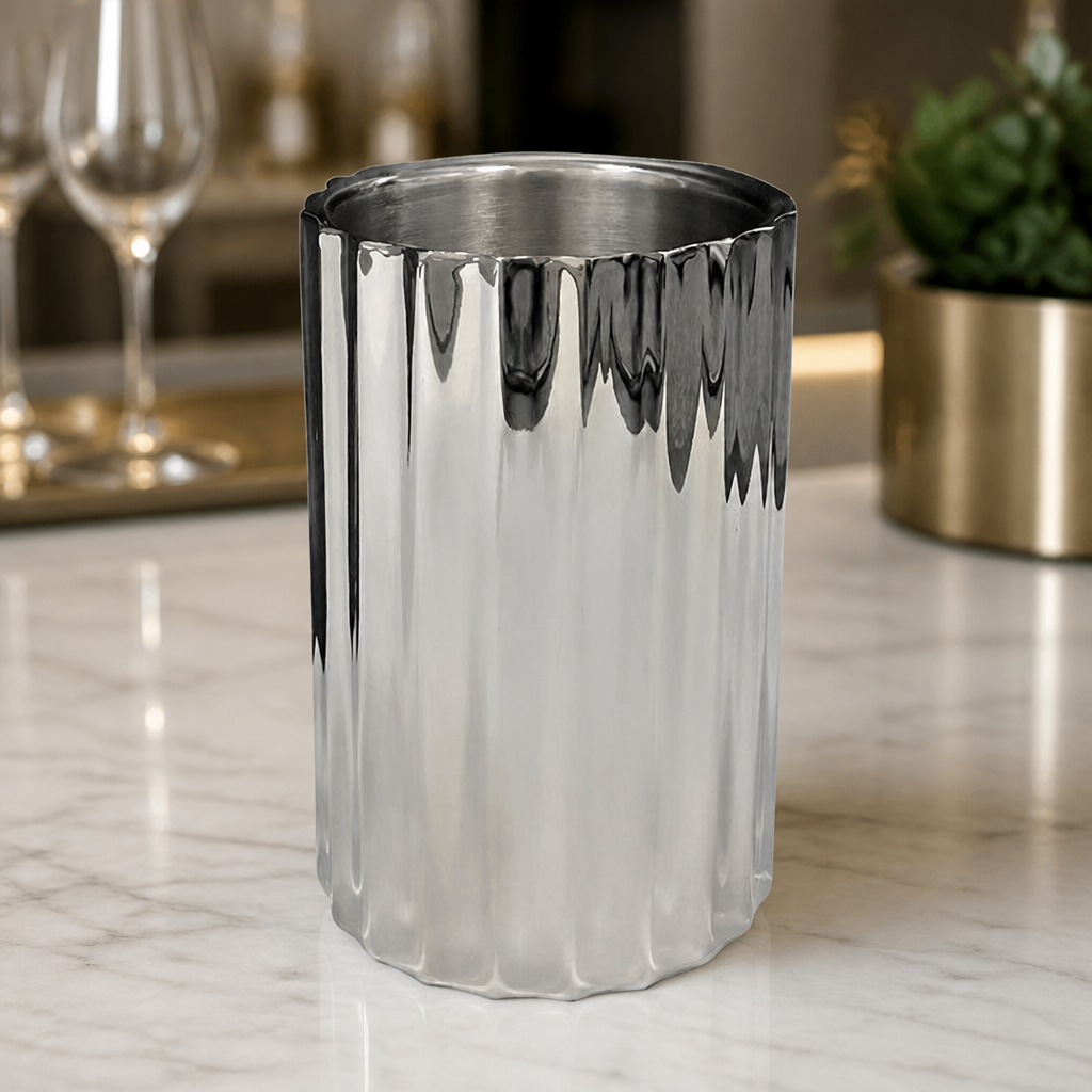 Commercial Art Deco Wine Cooler for Single Bottle Use