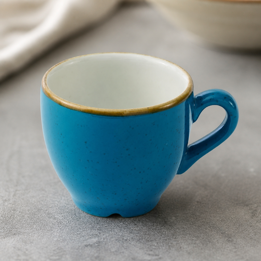 Commercial Espresso Cups 105ml Java Blue 12 Pack