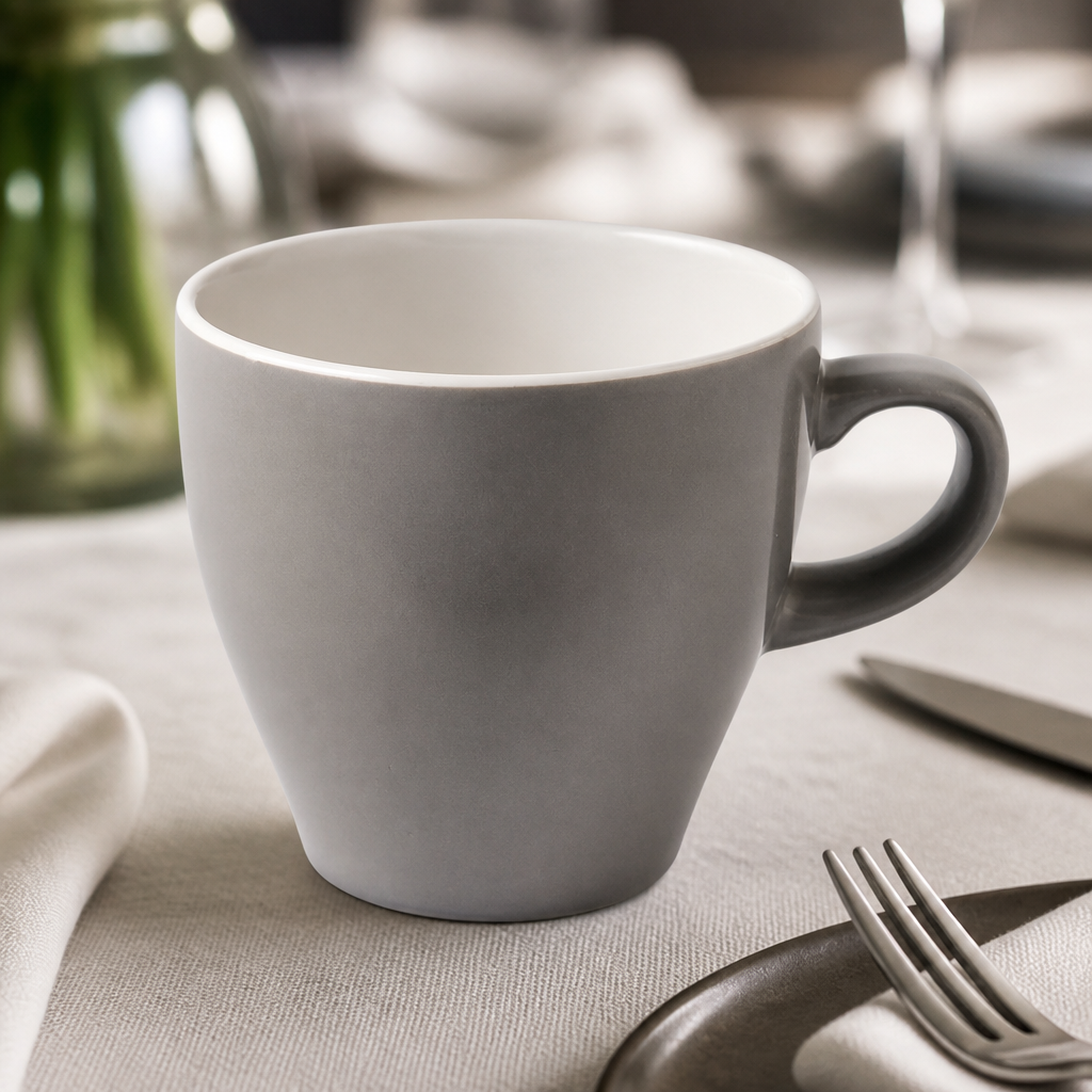 Commercial Ceramic Tulip Cups 240ml - 12 Pack