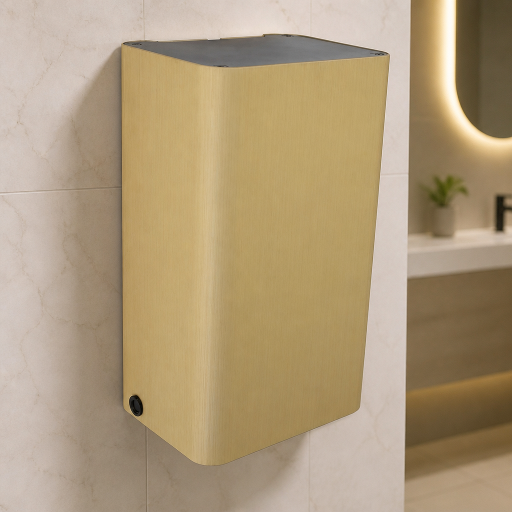 Commercial Brass Hand Dryer with HEPA Filter and UV Lights