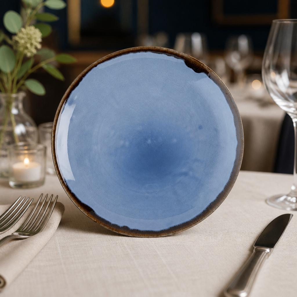 Commercial Indigo Coupe Plates 220mm - 12 Pack