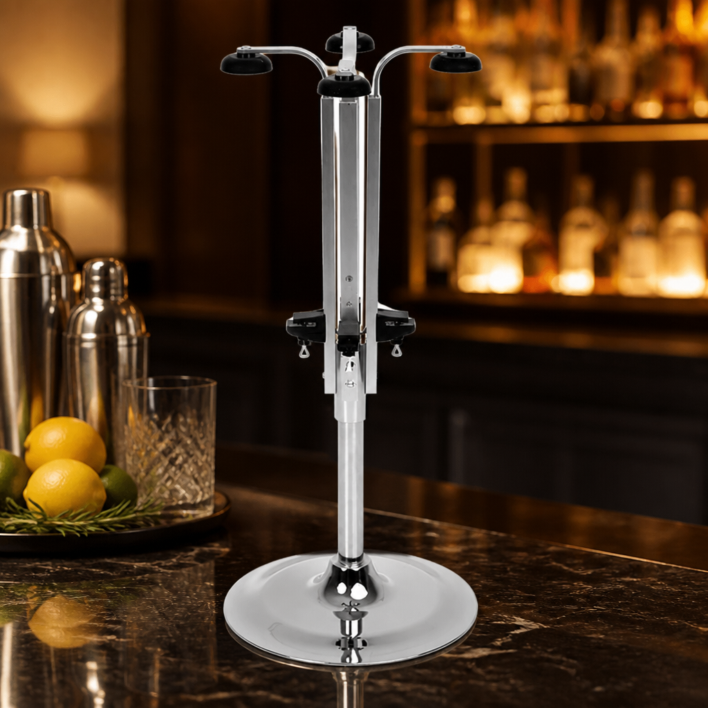 Commercial Rotary 4 Bottle Optic Stand 1 Ltr Capacity