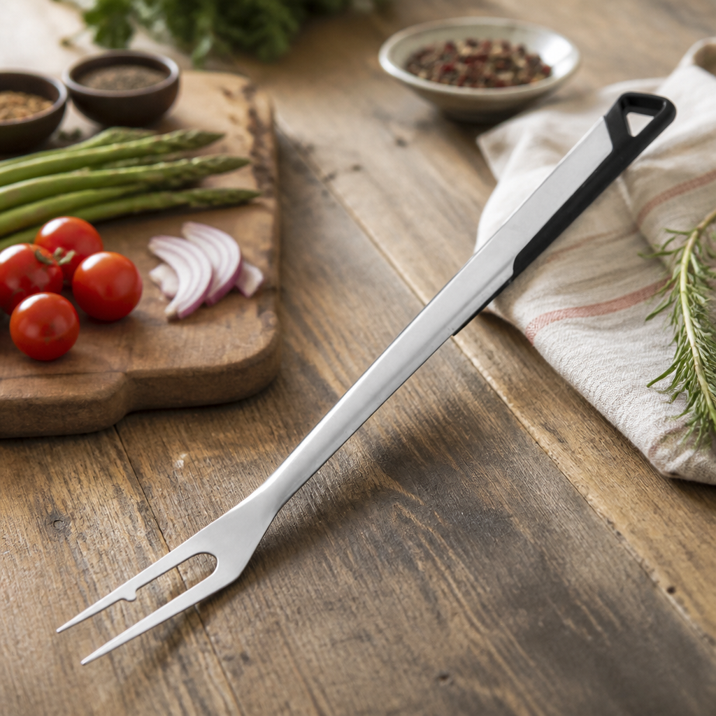 Commercial BBQ Fork Stainless Steel 45.2cm for grilling