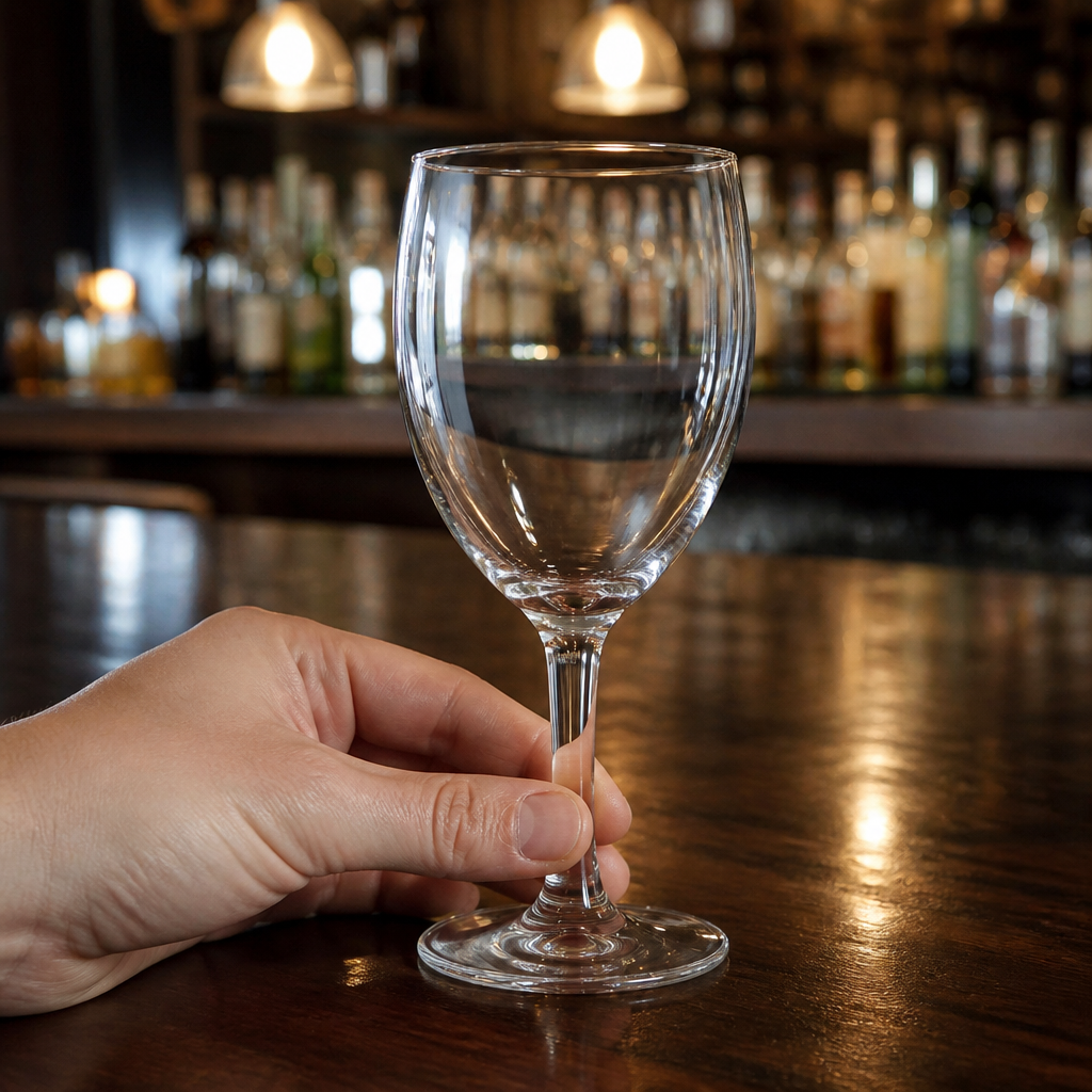 Commercial Wine Goblets 200ml Clear Glass 48 Pack