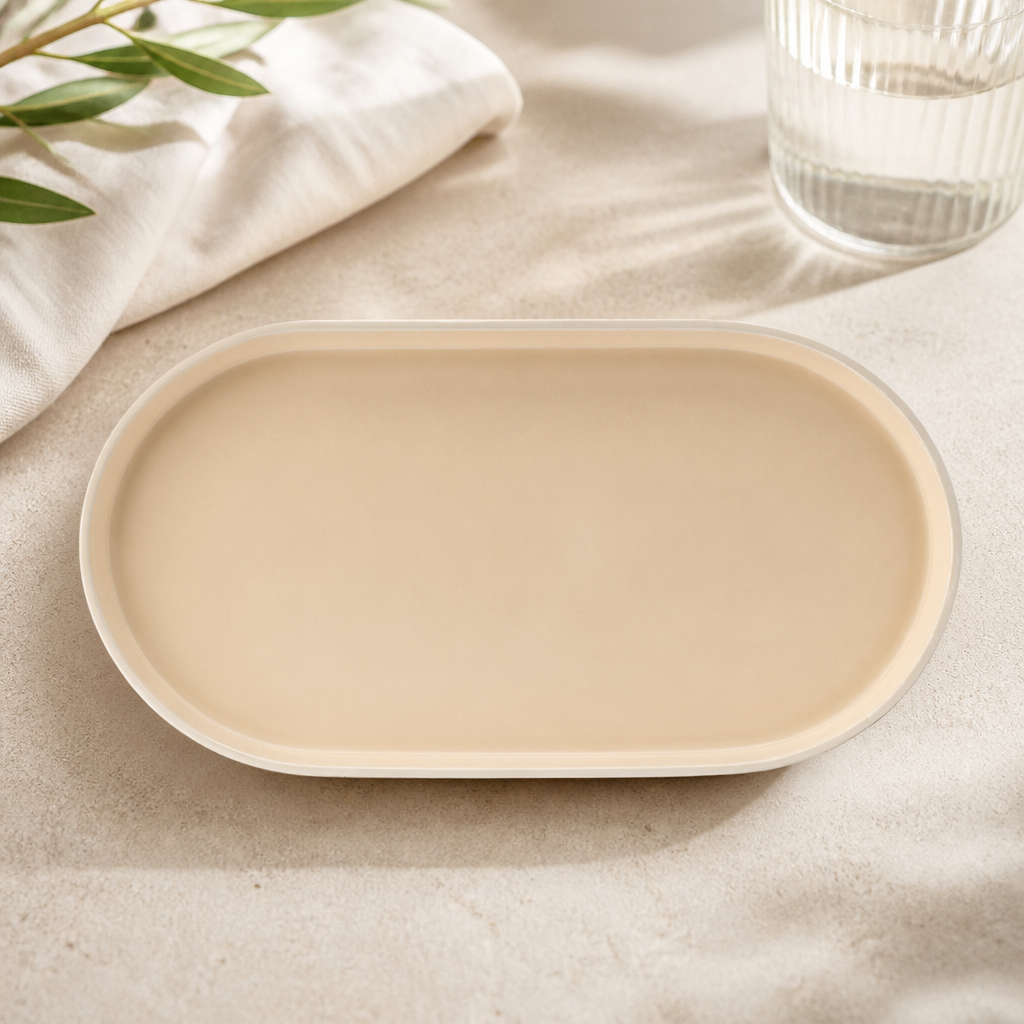 Commercial Vitrified Porcelain Platters 310x175mm 6 Pack