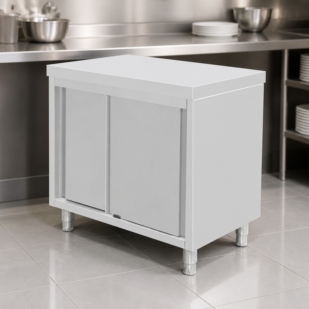 Commercial Stainless Steel Cupboard 900x900mm for Kitchen Storage