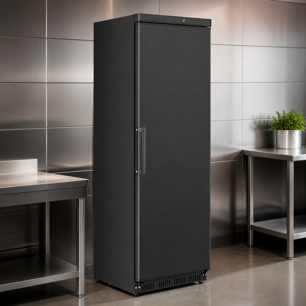 Commercial Single Door Refrigerator 400L Capacity Black Finish