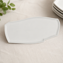 Geometric White Trays 260x125mm for Commercial Food Presentation