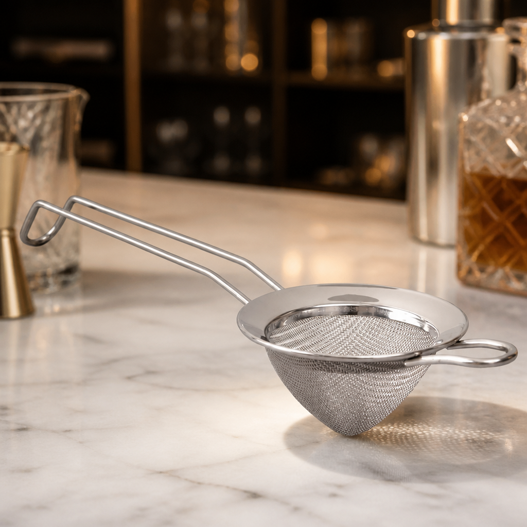 Commercial Fine Mesh Strainer 47mm Height for Cocktails
