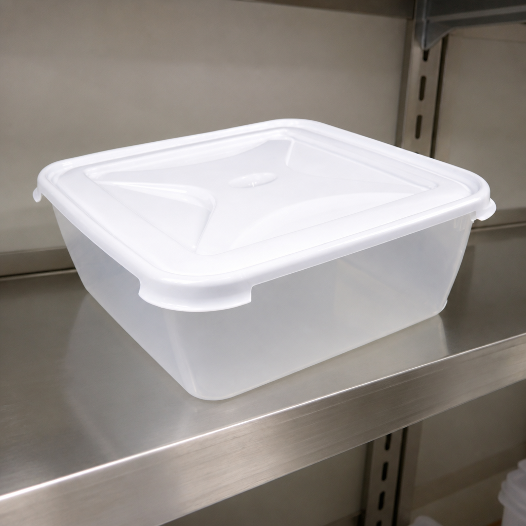 10L Commercial Polypropylene Square Food Storage Container