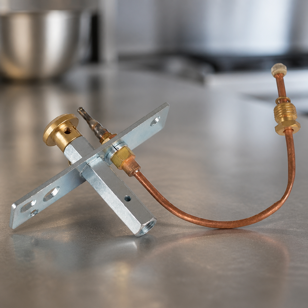 Commercial Oven Pilot Assembly Replacement Front No Injector