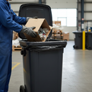 Premium Heavy Duty Wheelie Bin Liners - 30x46x54 Inches, Pack of 100 for Efficient Waste Management