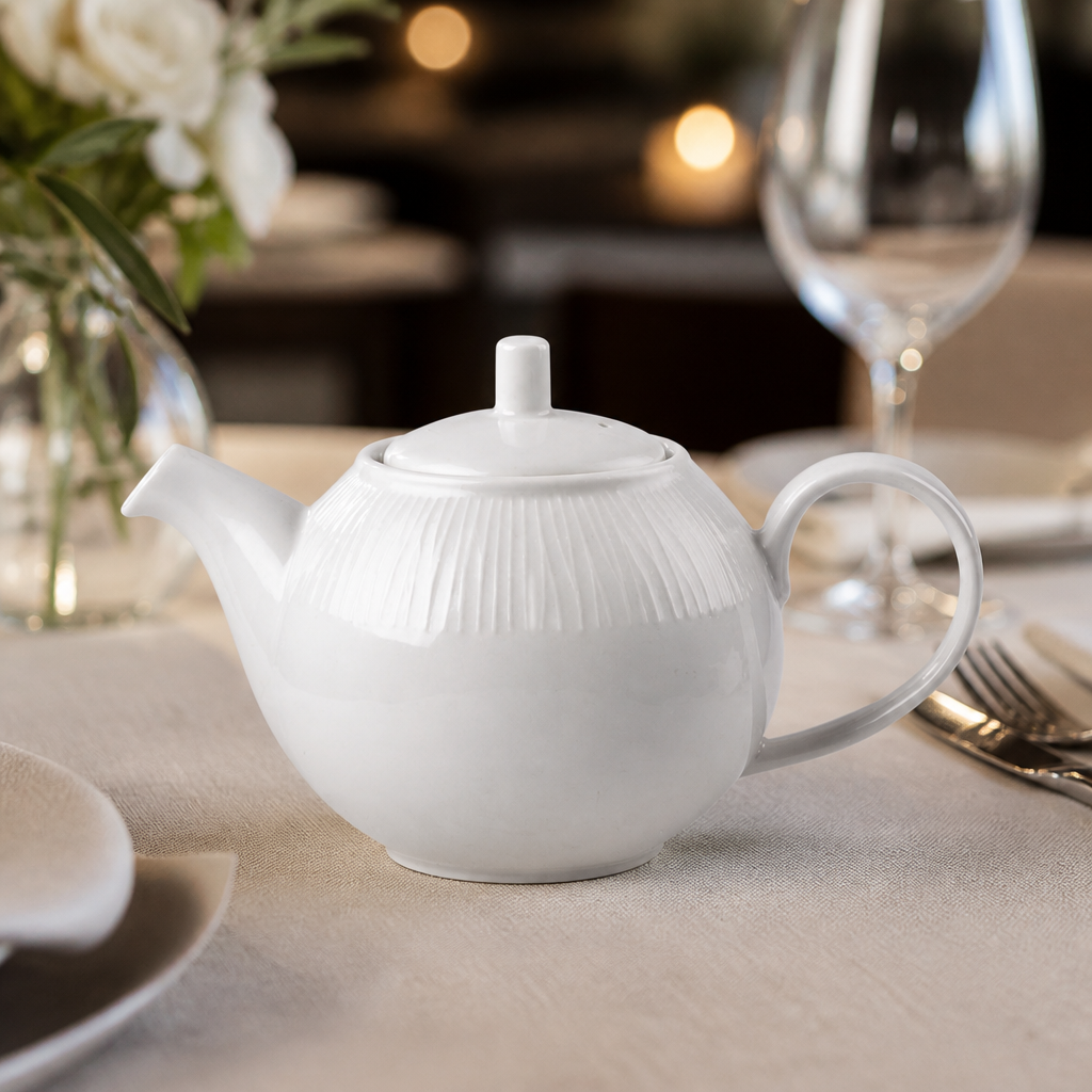 Commercial Bamboo Teapot 443ml for afternoon tea