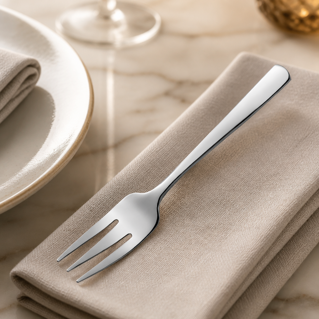 Commercial Stainless Steel Cake Forks 12 Pack Tableware Set